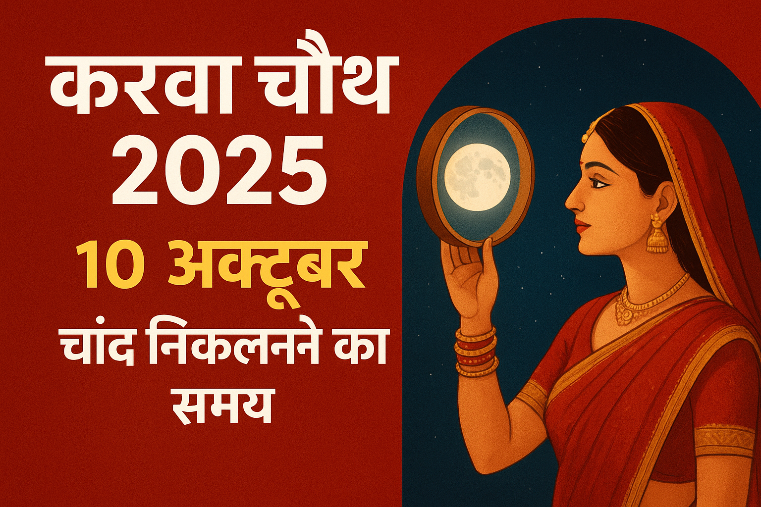 करवा चौथ 2025: तिथि, पूजा विधि, व्रत कथा और संपूर्ण जानकारी